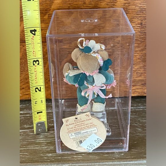 Miniature Stuffed Princess Jade Bear 🐻 - Picture 5 of 7
